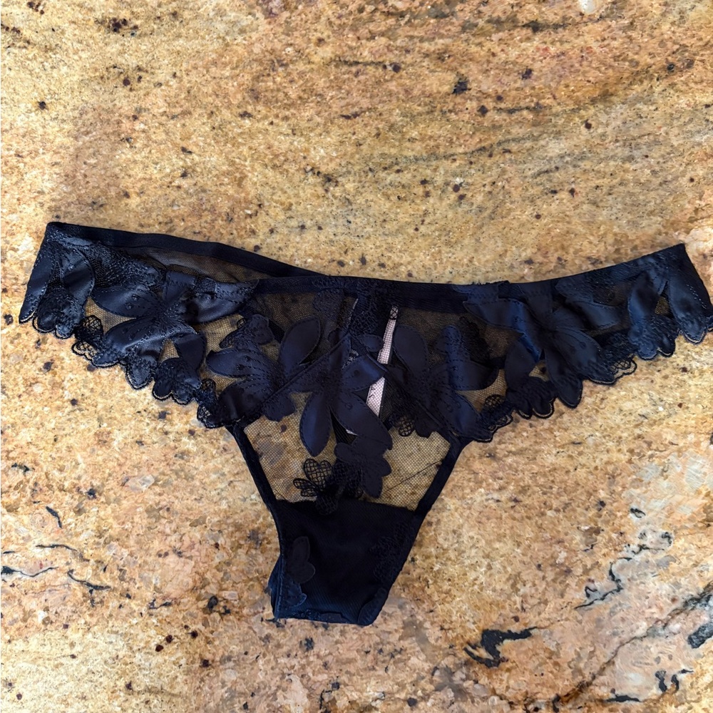 Victoria's Secret Black Lace Panties